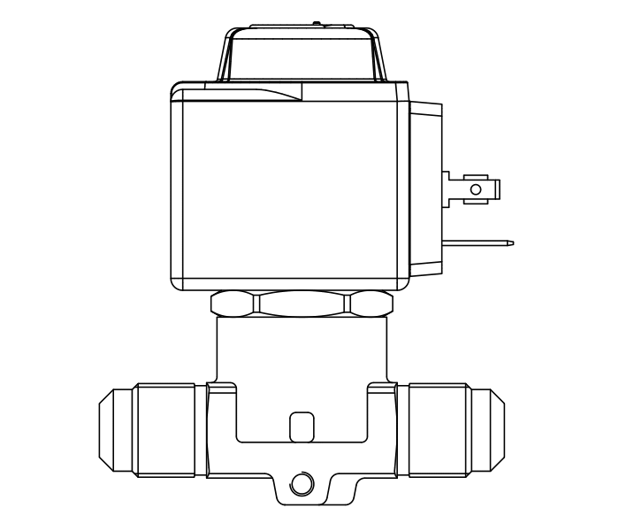 常閉電磁閥1064/3A7,SAE直螺紋接頭,隔膜先導式