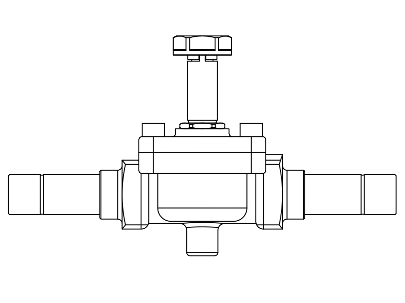 常閉電磁閥1098/7S,內連接焊接接頭,隔膜先導式