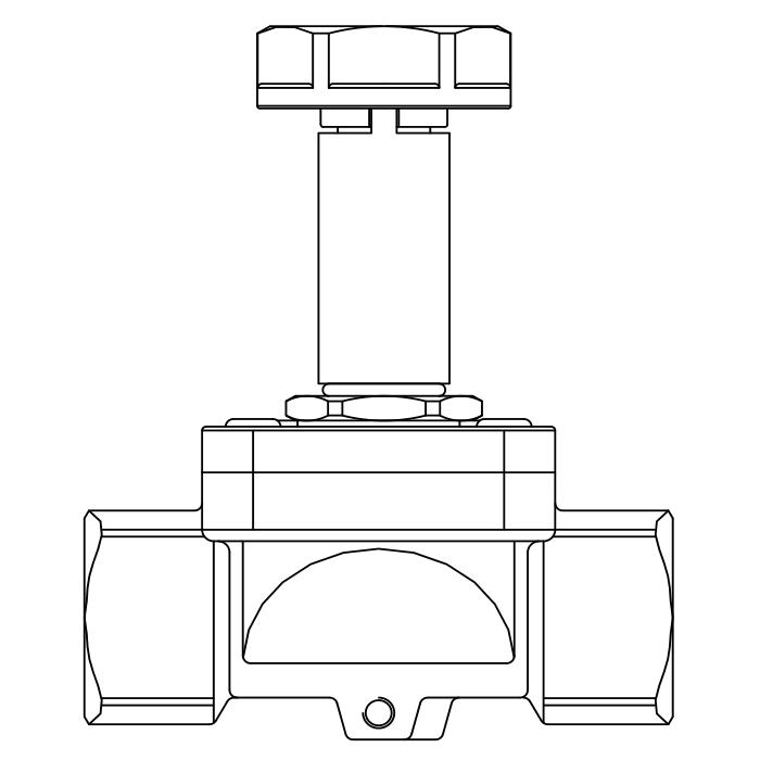 常閉工業(yè)用電磁閥1132/04S,FPT內(nèi)螺紋直接頭