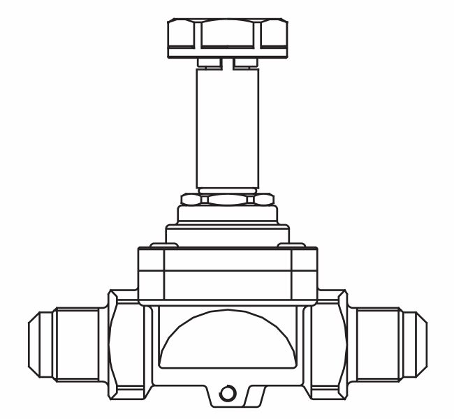 常開電磁閥1140/4S,SAE直螺紋接頭,活塞先導式