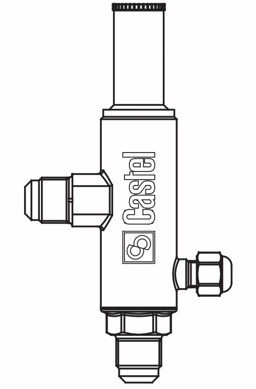 蒸發壓力調節閥3330/4,SAE喇叭口直螺紋接頭