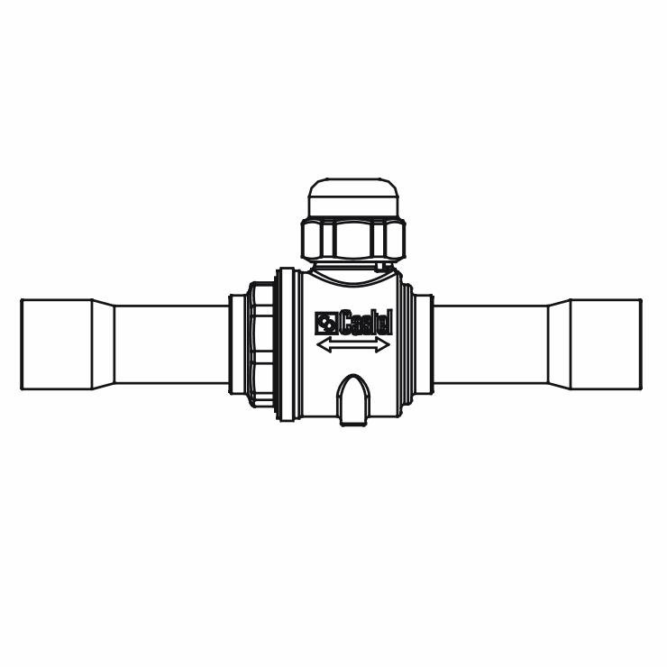 球閥6591/M42,ODS銅管內連接焊接接頭